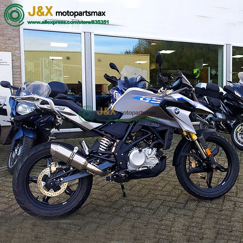 Мотоцикл Полная система глушитель Escape Slip On для bmw G310R G310GS G 310R 310GS средняя