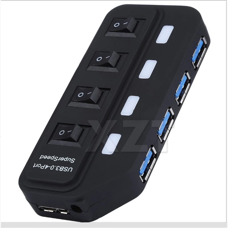 2019 новейший концентратор USB 3 0 4 порта с переключателем разветвитель несколькими