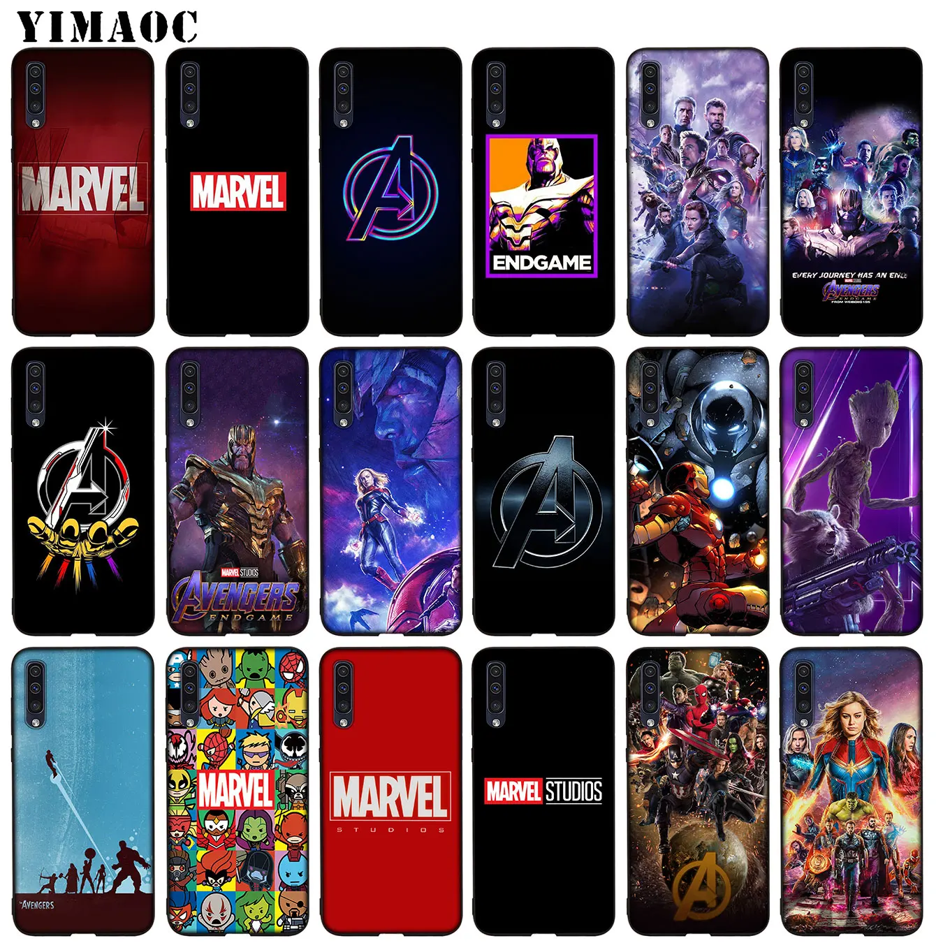 Yimaoc с принтами "Marvel", "Мстители", танос завершающей Мягкий силиконовый чехол для samsung Galaxy A70 A60 A50 A40 A30 A20 A10 A50S A40S A30S A20S A10S