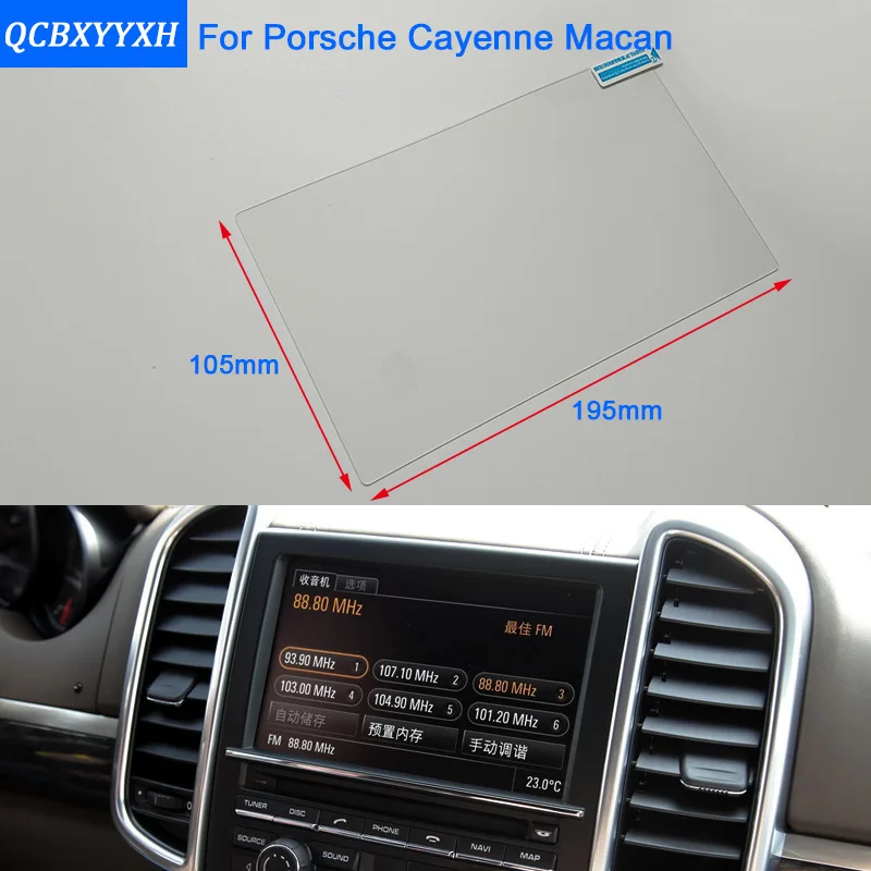 QCBXYYXH для Porsche Cayenne Macan Стайлинг автомобиля GPS Навигация экран стекло защитная