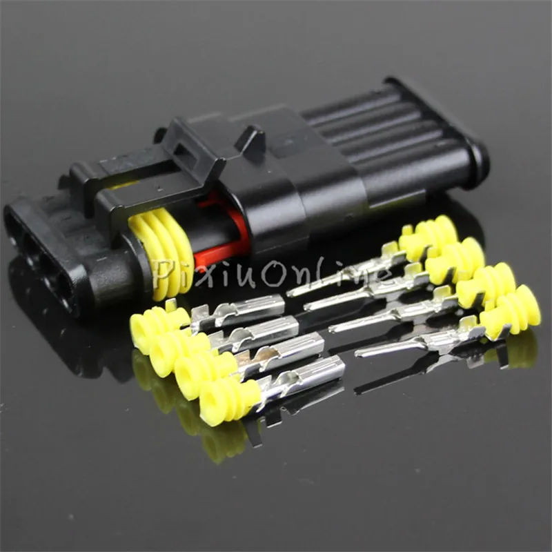 1set YL360Y 4Pin Flame Retardancy Auto Connector Waterproof  Wire Connector Plug  Electrical Car Motorcycle High Quality On Sale images - 6