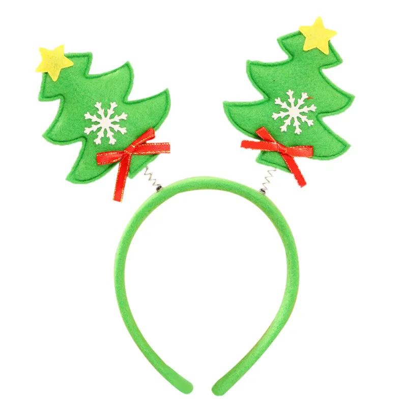 Xmas Headband Лидер продаж, Рождественская повязка на голову, Санта, рождественские вечерние украшения, двойная повязка на голову, повязка на голову, обруч на голову, ободок для вечеринки, обруч на голову, Рождественский подарок O16 - Цвет: Xmas Headband