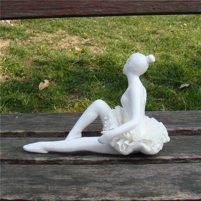 Модный фарфор балетные костюмы девушка фигурка ручной работы керамика балерина
