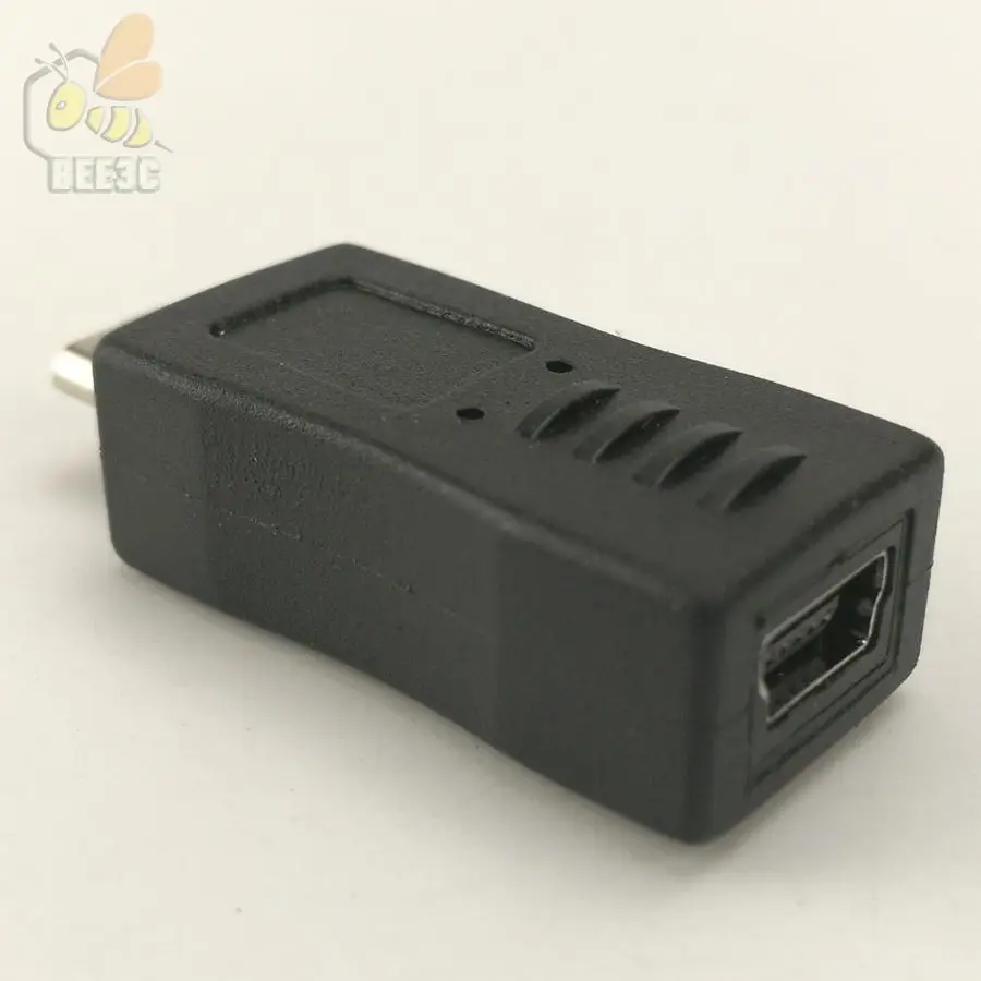 Мини 5 контактный переходник с гнезда на микро штекер 100 шт.|mini 5pin|mini minimini to micro adapter