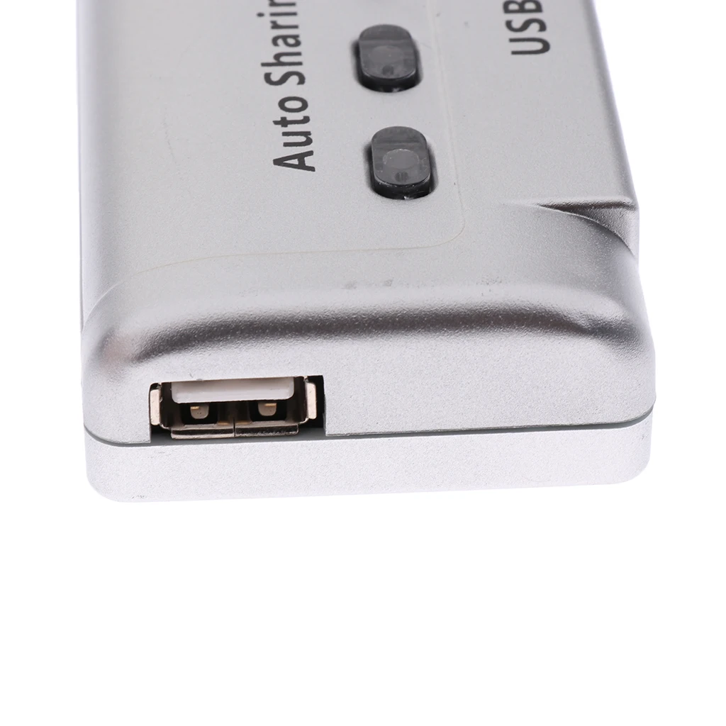 4 порта USB 2,0 автоматический распределительный Переключатель концентратор селектор переключатель для принтера сканер USB 2,0 автоматический распределительный переключатель