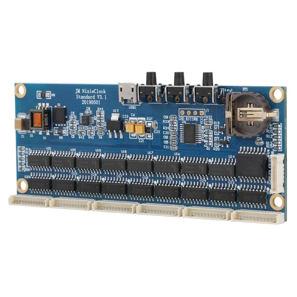 Hot DIY IN14 PCBA Digital Clock Kit 11V-13V Module Board with Flat Cable | Компьютеры и офис