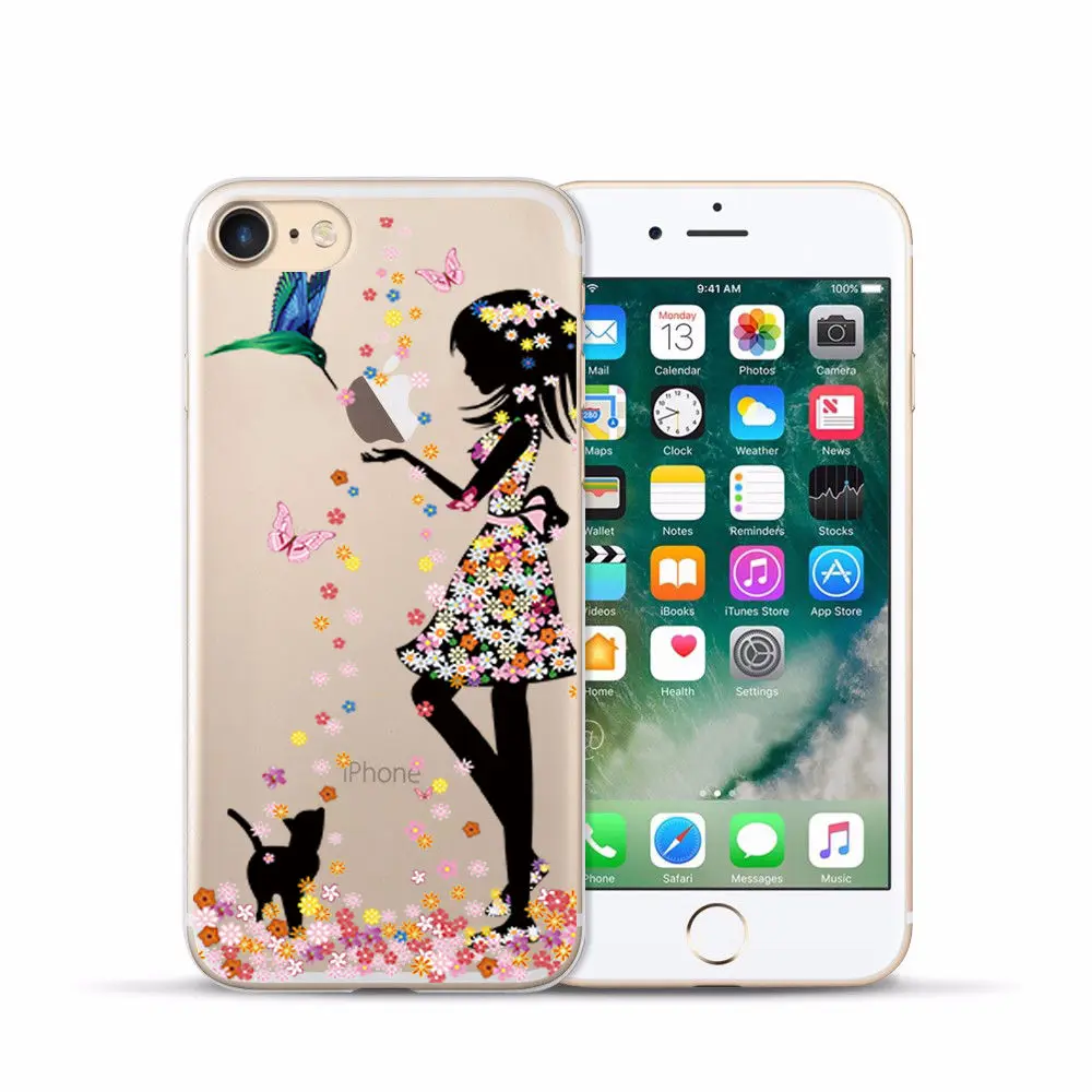 Чехол Arvin для Iphone 6 s мягкий прозрачный защитный чехол из ТПУ 5 5S Plus X XS Max XR