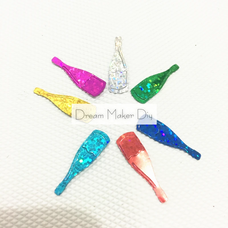 500 шт./лот (30 грамм) бутылка шампанского свободные блестки шитье свадьбы ремесло