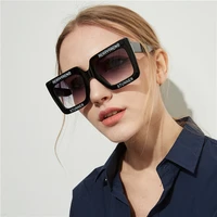 jackjad fashion square style stunner letter gradient sunglasses women cool trend brand design sun glasses oculos de sol 33116