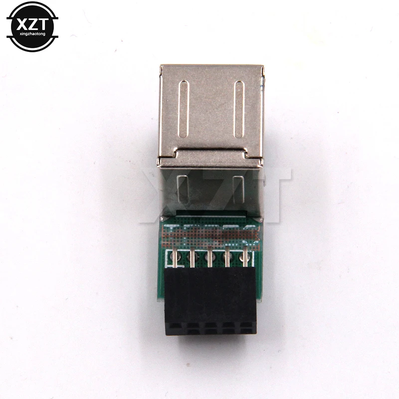 USB 2 0 9 контактный женский портовый адаптер конвертер материнская плата