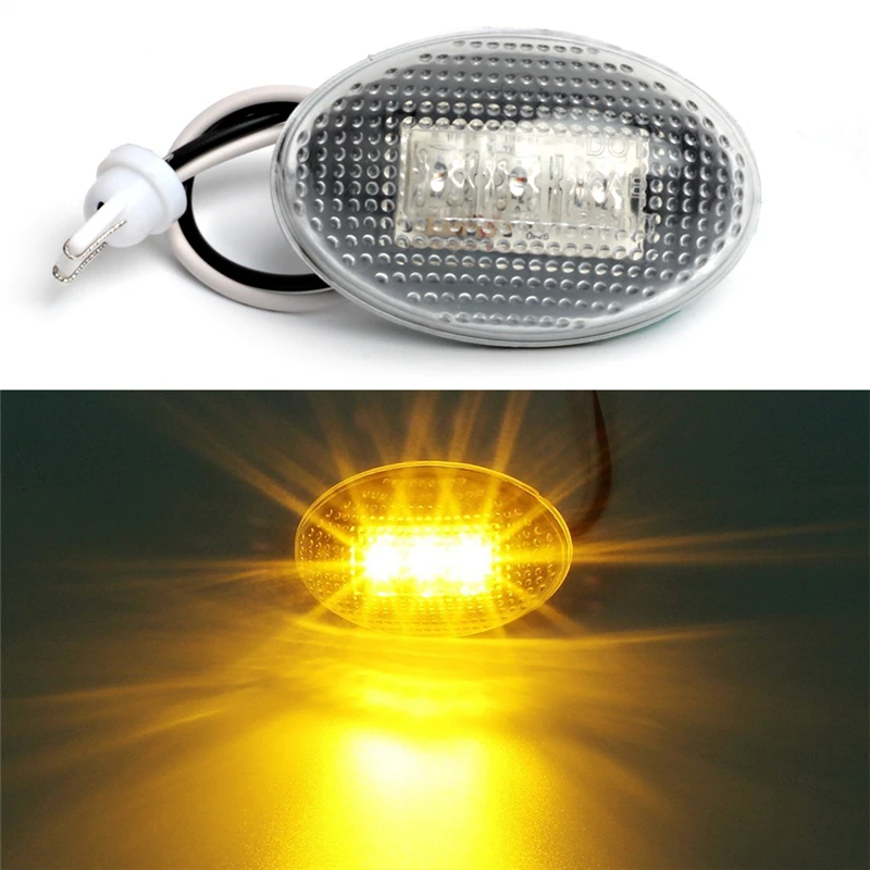 KEYECU 4 шт. 12В 3Led переднее крыло кровать боковой маркер зазор светодиодные фонари