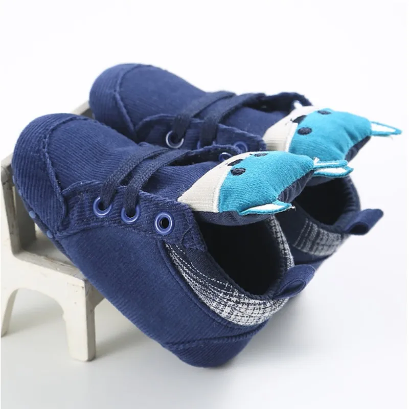 0-18 м Детские кроссовки милый мультфильм лиса Neonata Scarpe малыш Chaussure семья мальчик детские пинетки обуви для малышей Девочка детская обувь