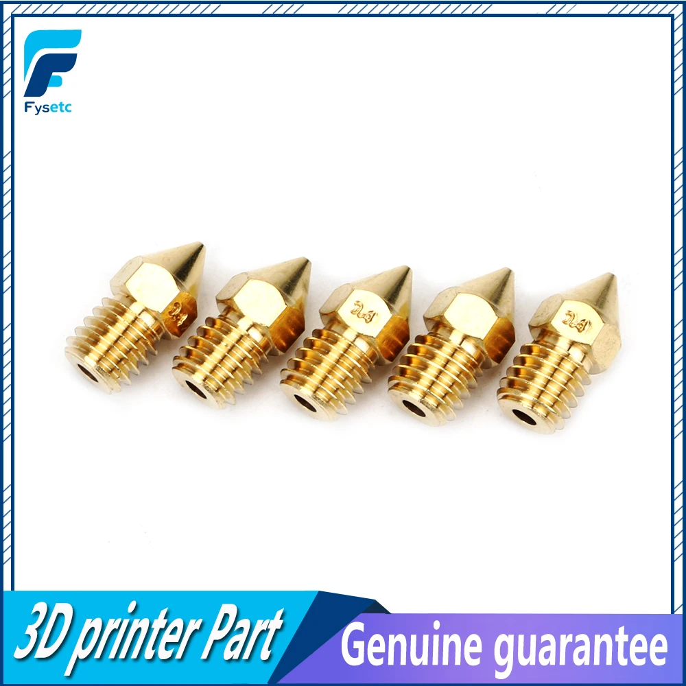 

3D Printer Extruder Hot End Nozzle 0.4mm Nozzle For 1.75 mm Filament M6*13mm Printer Nozzle 3D Printer Parts