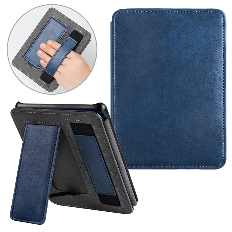 Чехол BOZHUORUI для Amazon new kindle 10th поколения, Портативная подставка, Магнитный смарт-чехол, чехол для kindle - Цвет: Dark Blue
