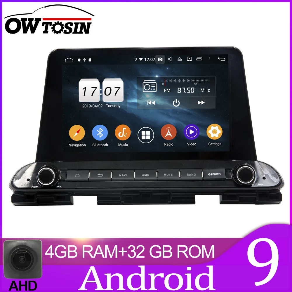32GB unit only Owtosin автомобильный Радио Мультимедиа Видео плеер навигация gps Android 9,0 для Kia CERATO/FORTE автомобиль 4 Гб ram - Цвет: 32GB unit only