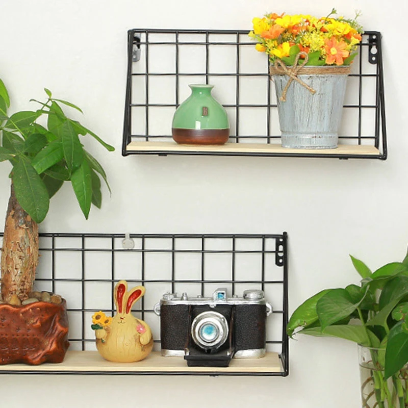 2 шт. деревянная железная настенная полка стойка для хранения организация кухни