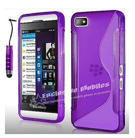 Grip S Line Silicone Gel Case Cover & Screen Protector FOR BLACKBERRY Z10 BB 10|cover towel|cover lenovocover protector |