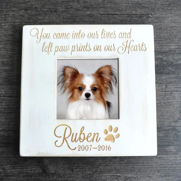 Персональный Рисунок собаки рамка, Pet Memorial, рамка для животных подарок, рамка для собаки, рамка для картины с именем собаки, Pawprint - Цвет: style one