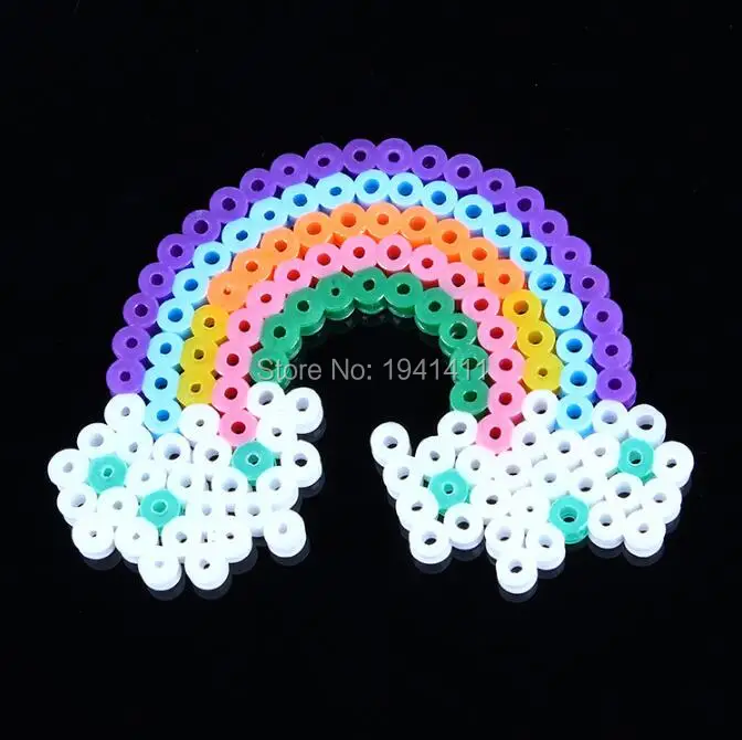 Perler Beads 9000 шт набор коробок 5 мм Хама бусины предохранители 6 шаблонов+ 6 железной бумаги+ 3 пинцета головоломки diy игрушка