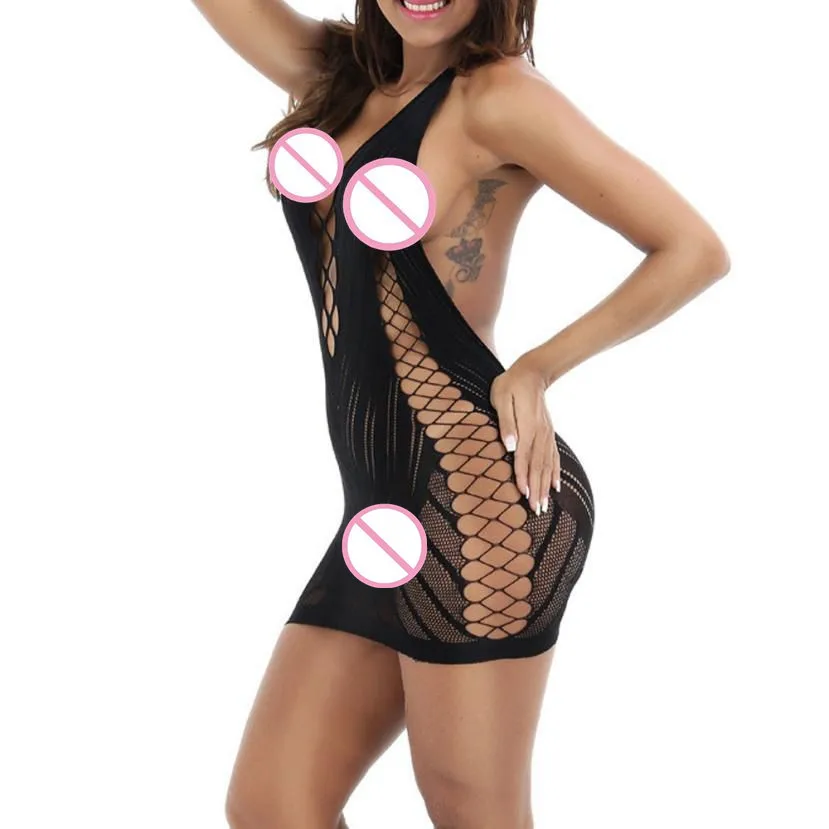 

Home&Nest Sexy Women's Deep V Lingerie Babydoll Ropa Interior Mujer Sexy Erotica Dress Underwear Sleepwear Chemise Dress #0713