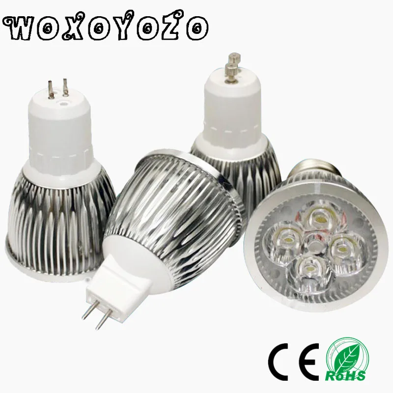 High Power Lampada LED spotlight GU5.3 MR16 led bulbs MR 16 AC&DC 12V GU 5.3 AC110V 220V Dimmable 9W 12W 15W Led Lamp light