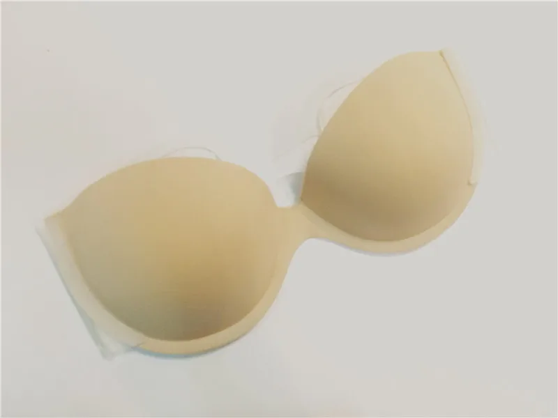 Sexy Strapless Bra for Wedding Evening Dress Half Cup Push Up Sticky Brasier Mujer Underwear Women Transparent Invisible Bra
