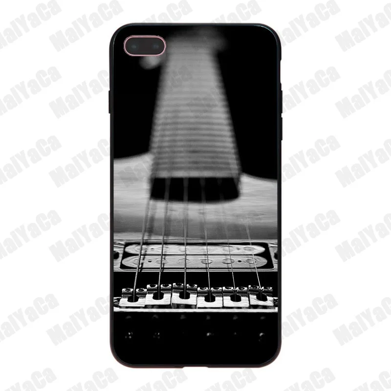 MaiYaCa бас гитара струны музыка Новинка Fundas мягкий чехол для телефона iPhone 8 7 6 6S Plus X 10