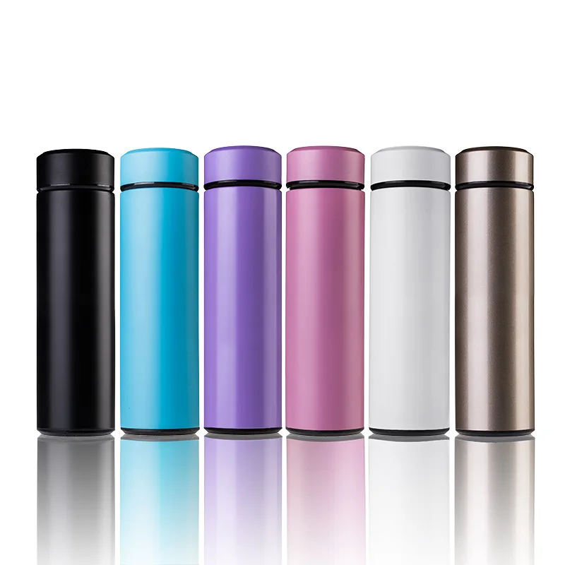 

304 stainless steel vacuum flask Straight office business insulation cup 450ml