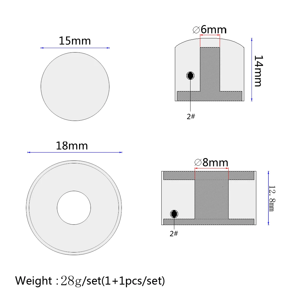 Double Layer Electric Guitar Tone Volume Control Stacked Knob Button with Wrench for Lovers Bronze | Спорт и развлечения