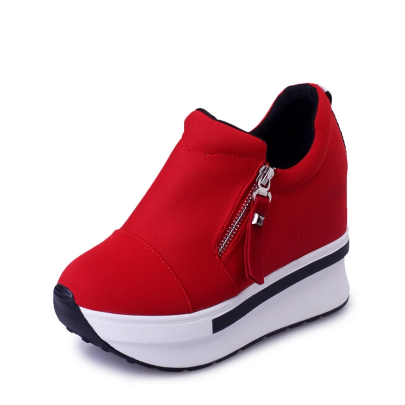 Женские кроссовки на платформе RIZABINA повседневные уличные высоком каблуке