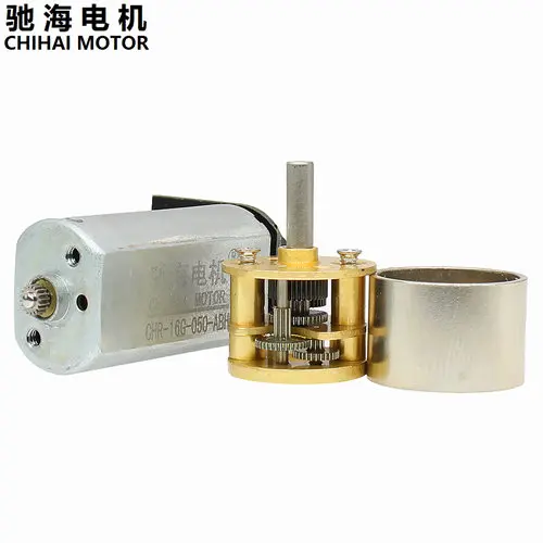 Chihai мотор CHR-16G-050-ABHL постоянного тока 6 в 12 В 7PPR энкодер мотор редуктор карбоновая щетка мотор-редуктор DC мотор-редуктор популярный