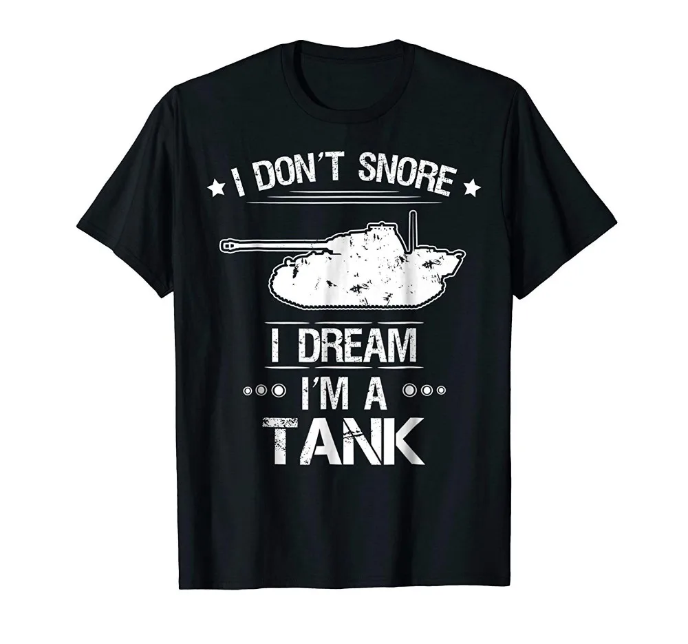 Забавная Мужская футболка Panzer в стиле милитари с надписью I't храп | одежда