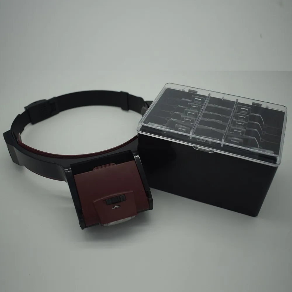 Светодиодный петля Magnifier ювелиров увеличительное Стекло (1 шт.) 1 7x2x2 5x3 5x4 x ювелир