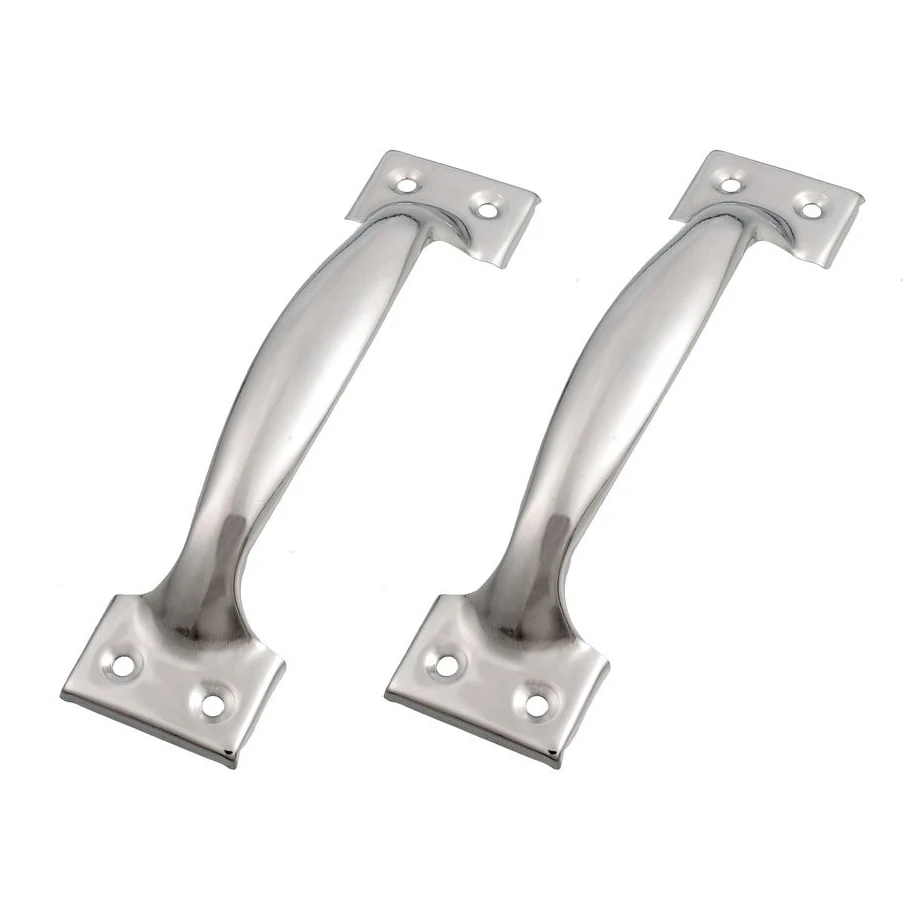 CNIM Hot 2 x Серебристые ручки из нержавеющей стали 6 &quotдля дверей окон|steel pull handles|door