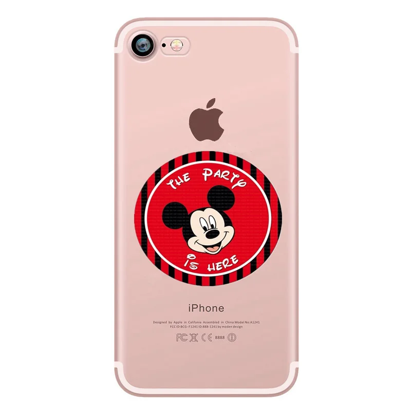 Blue Dog Phone Shell for iphone XS Case Stitch Mickey TPU Soft Cover Coque 7 8 plus 6S 5 5S SE XR X Max Bag |