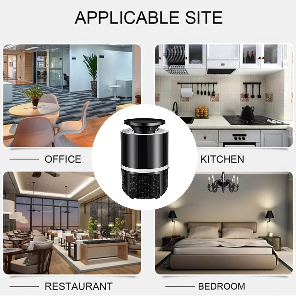 

New Electric Mosquito Killer Lamp LED Bug Zapper Anti Mosquito Killer Lamp Insect Trap Lamp Fly Killer Home Office Pest Control