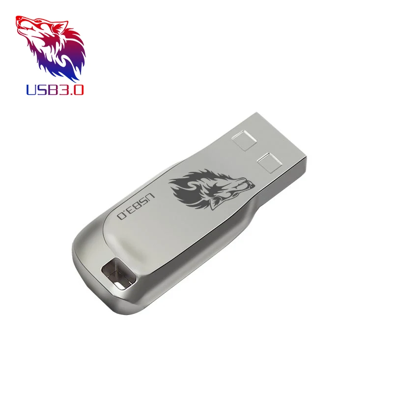 USB флеш-накопитель 3 0 64 Гб Металлическая стальная ручка-накопитель