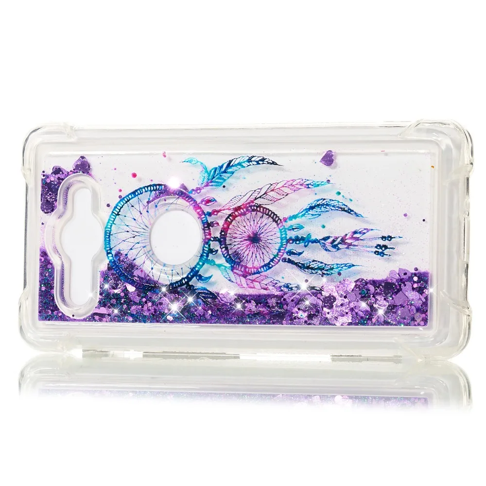 3D жидкий силиконовый чехол для Coque Sony Xperia XZ2 Compact/Sony XA1 XA2 L2 XZ1 Compact XZ Premium G8141 Funda Etui |
