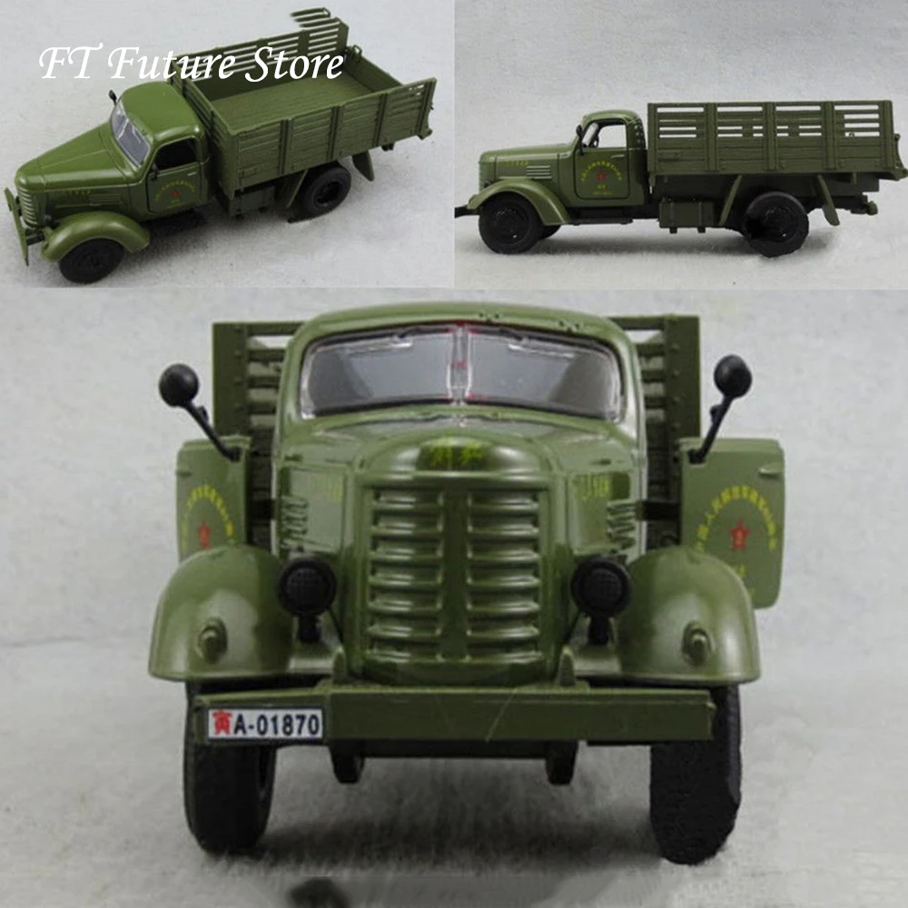 

Collectible 1/32 Jiefang Military Classic Diecast Truck Model With Light Sound Army Car Green Truck Miliary Model Children Toy