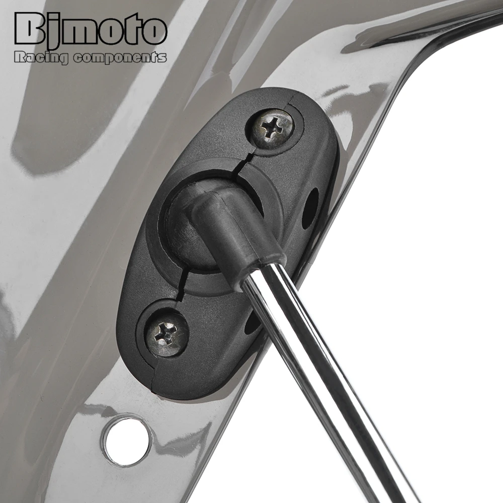 Bjmoto мотоцикл Pare-brise лобовое стекло экран для Yamaha FZ07 MT07- MT03 MT25 FZ09 MT09 FZ1 FZ8 YZFR6 Обтекатели ветра