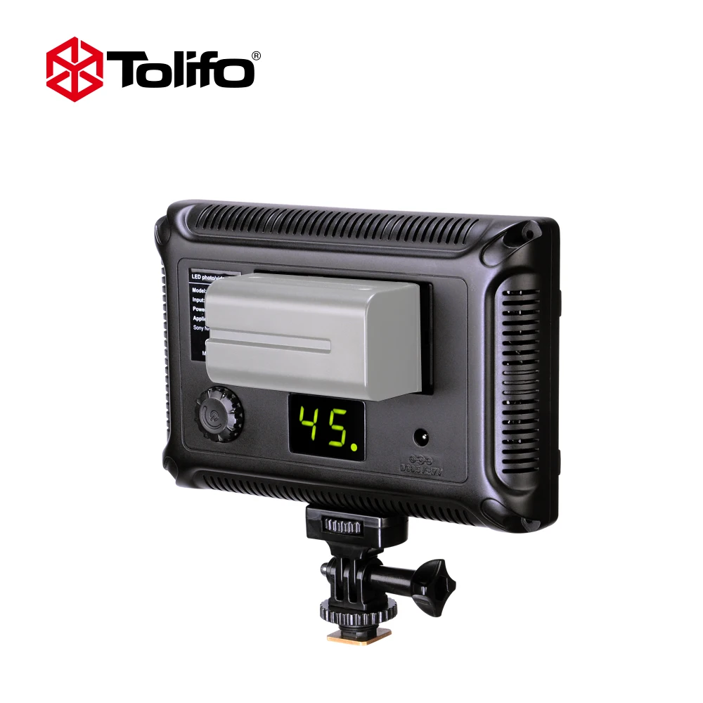 Tolifo Pt-308S 20w 308 LEDs Mini Size 5600K Daylight Dimmable LED Video Light Panel for Canon Nikon and other DSLR or Camcorder |