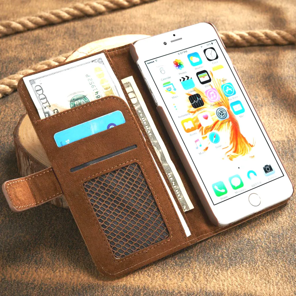 L-FADNUT винтажный флип-бумажник чехол для iPhone X Xr Xs Max Kickstand защитный 6 7 8 S Plus 5 5S SE