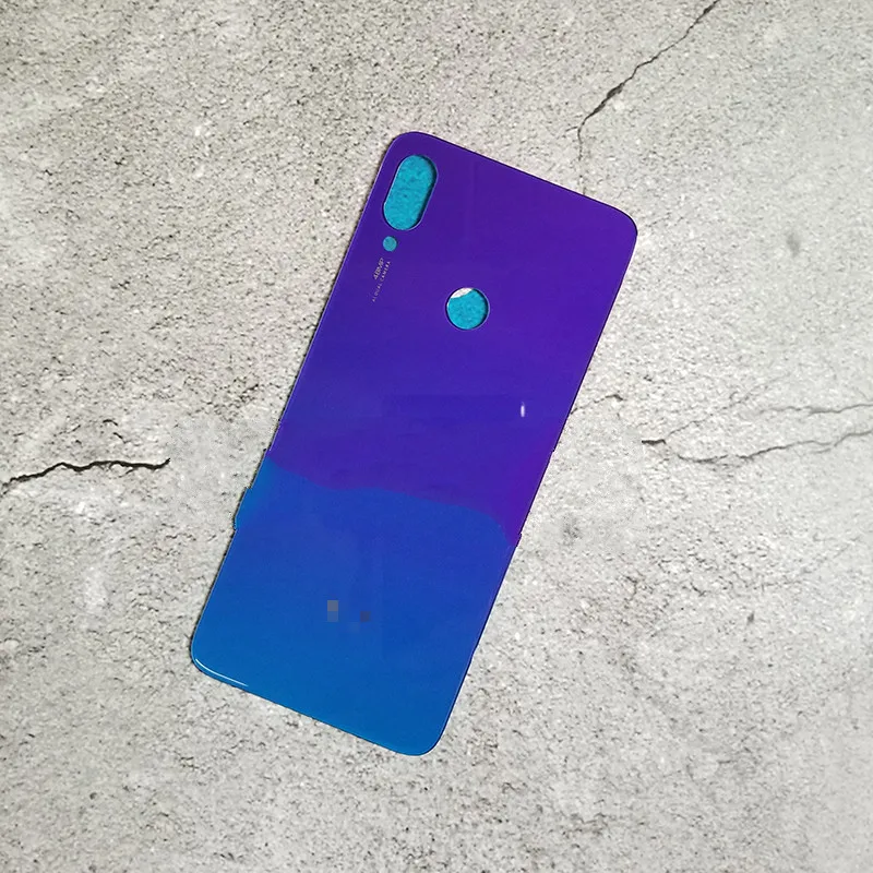 Крышка батареи для Xiaomi Redmi note 7 Задняя стеклянная панель Дверь Корпус чехол note7