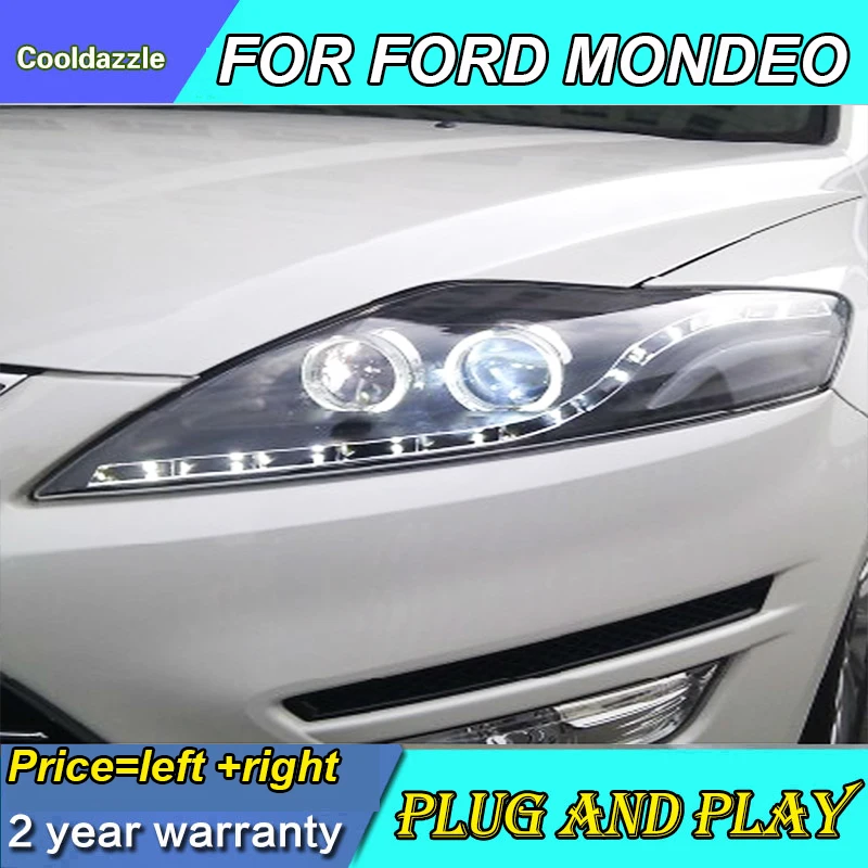 Светодиодный движущийся Поворотный Светильник для FORD Mondeo светодиодный фар 2007 2008