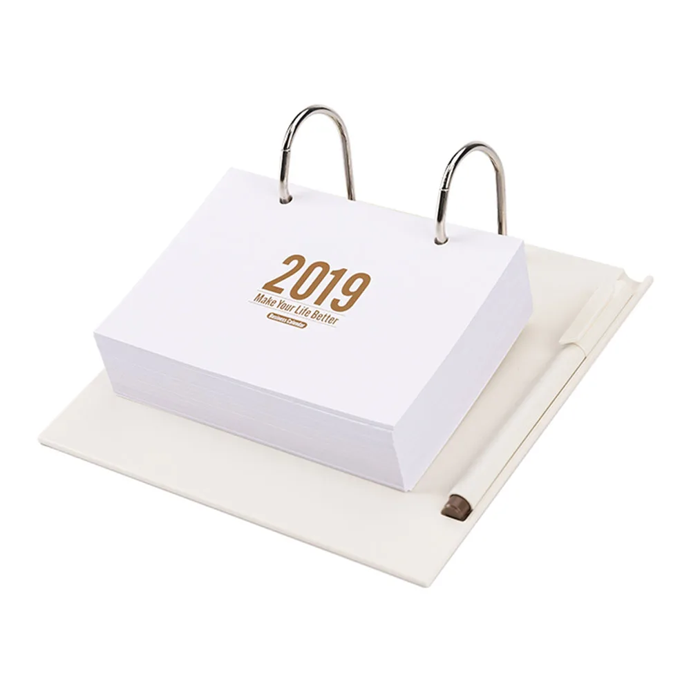 

2019 Business Office Notepad Desk Table Calendar Can Replace the Inside Pages Office Supplies