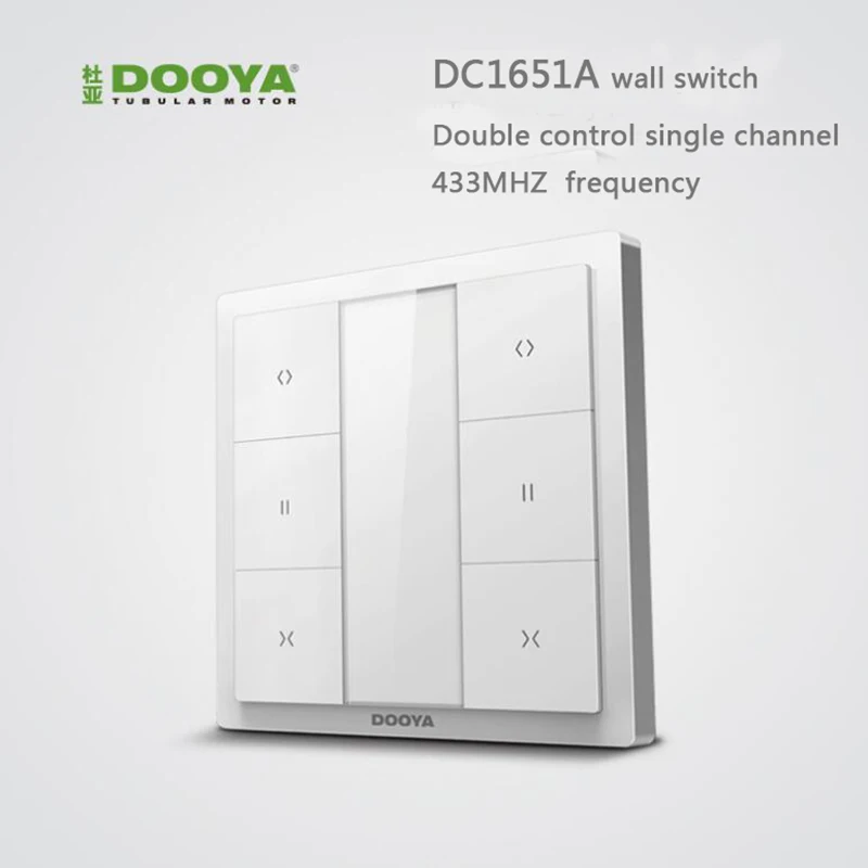 Настенный выключатель Dooya DC1650 DC1651 DC165 одноканальный двухканальный пульт