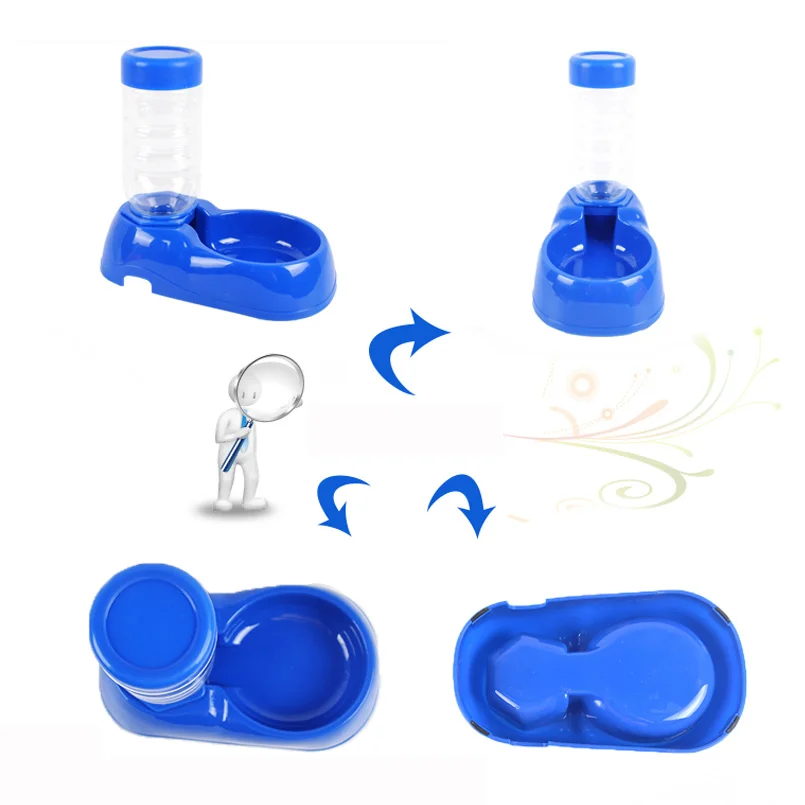 Автоматическая кормушка для кошек и собак 400 мл Питьевая чаша щенков безопасный