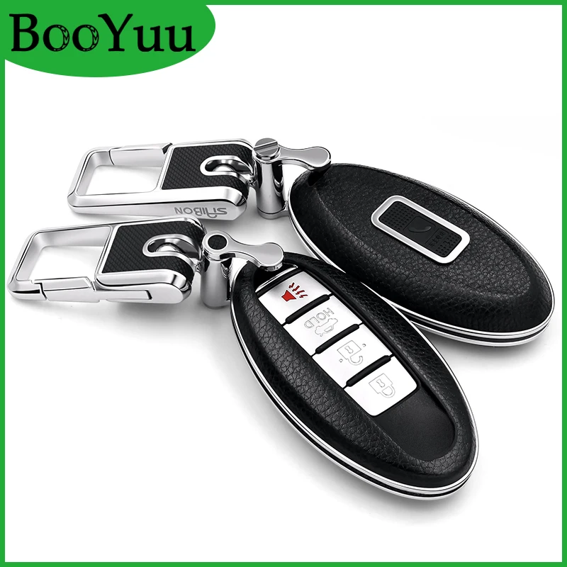 Кожаный чехол для автомобильного ключа BooYuu 3 4 5 кнопок Infiniti G35 G37 FX45 FX35 Чехол