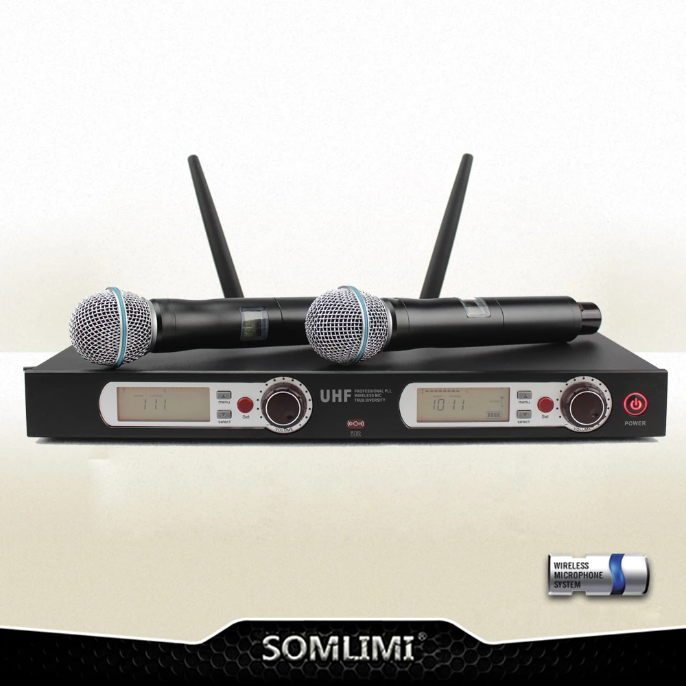 Новый высококачественный профессиональный UHF Ручной беспроводной микрофон
