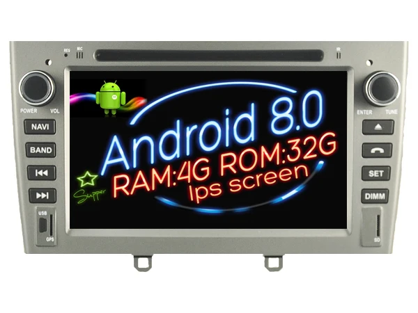 Ips экран Android 8 0 автомобильный Dvd Navi плеер для PEUGEOT 408 2010 2011 gps авто стерео аудио